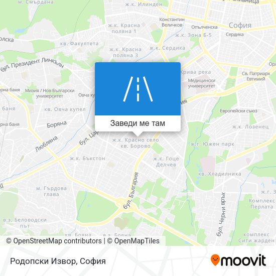Родопски Извор карта