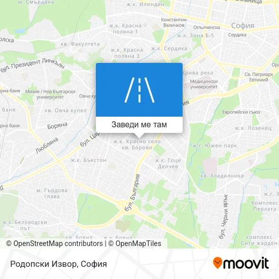 Родопски Извор карта