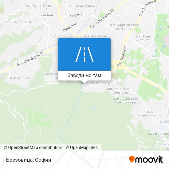 Брезовица карта