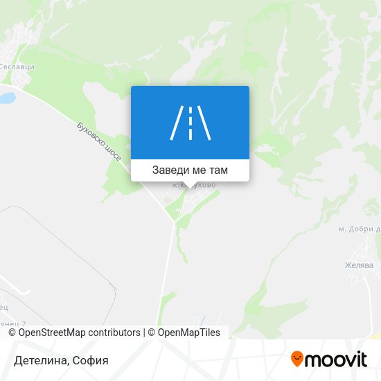 Детелина карта