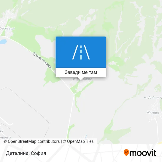Детелина карта