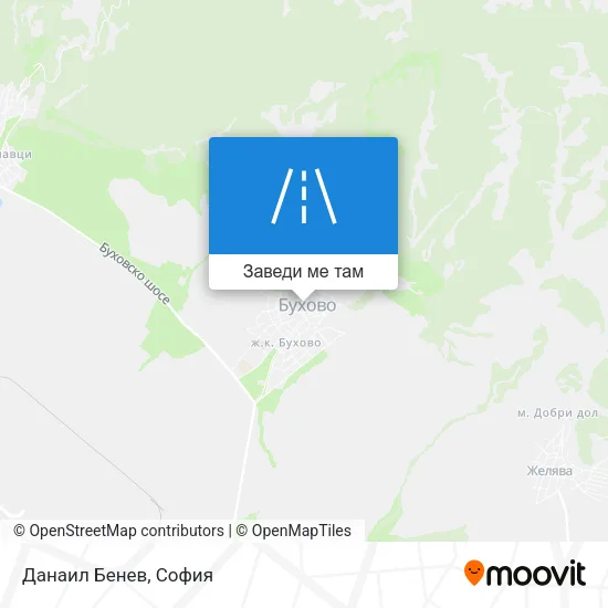 Данаил Бенев карта
