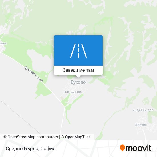 Средно Бърдо карта