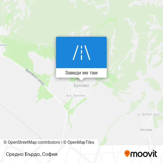 Средно Бърдо карта