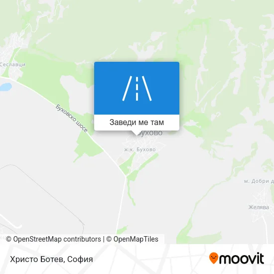 Христо Ботев карта