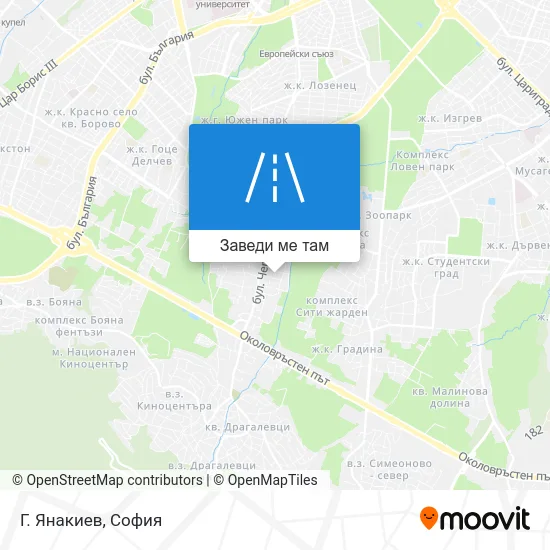 Г. Янакиев карта