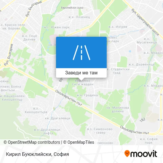 Кирил Буюклийски карта