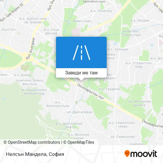 Нелсън Мандела карта