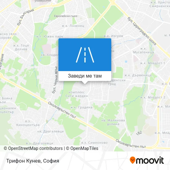 Трифон Кунев карта