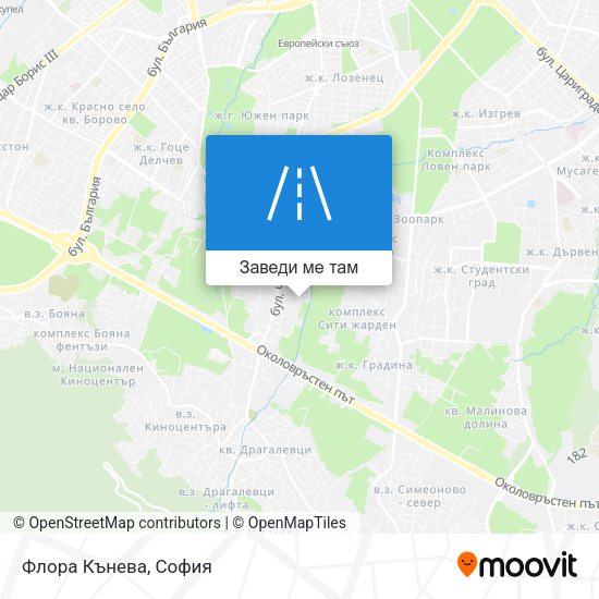 Флора Кънева карта