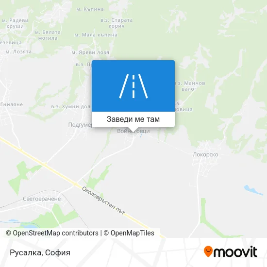 Русалка карта