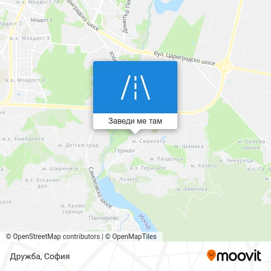 Дружба карта