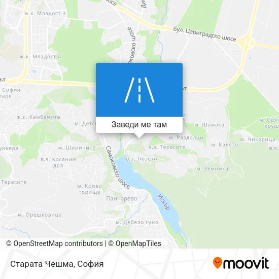 Старата Чешма карта