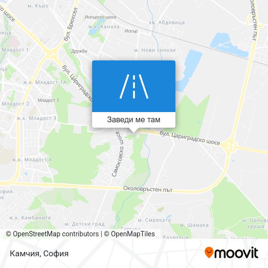 Камчия карта