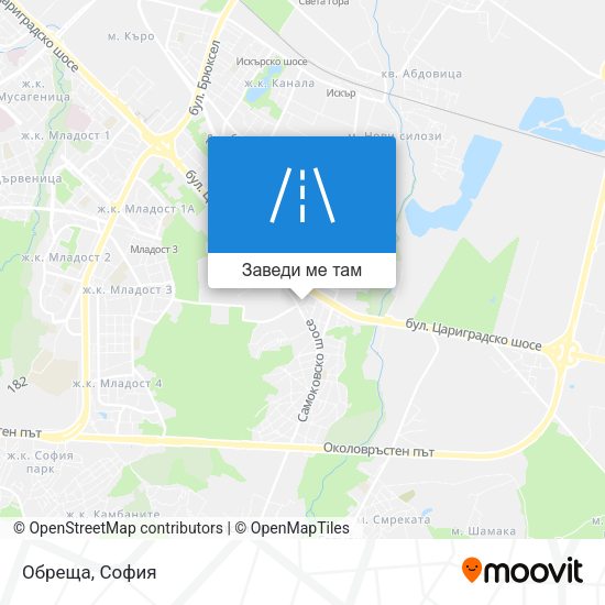 Обреща карта