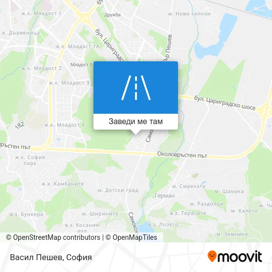 Васил Пешев карта