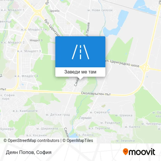 Деян Попов карта