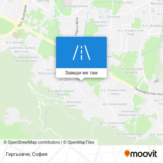 Гергьовче карта