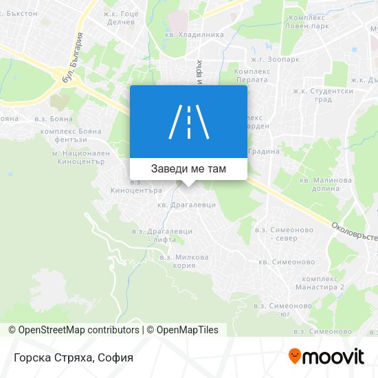 Горска Стряха карта
