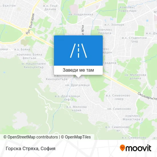 Горска Стряха карта