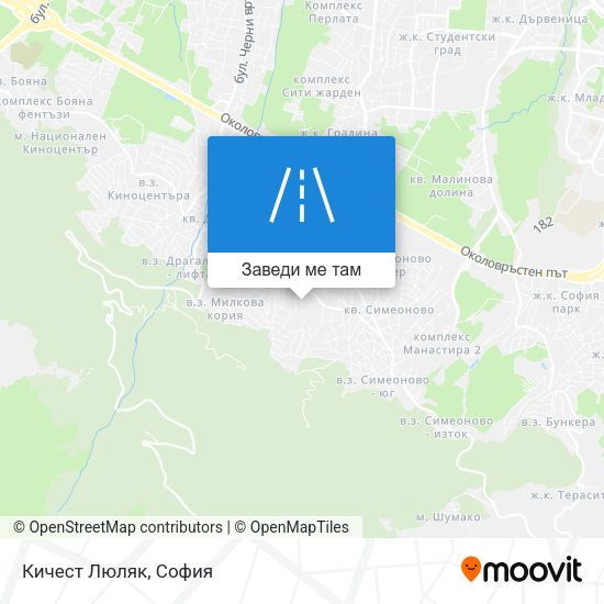 Кичест Люляк карта