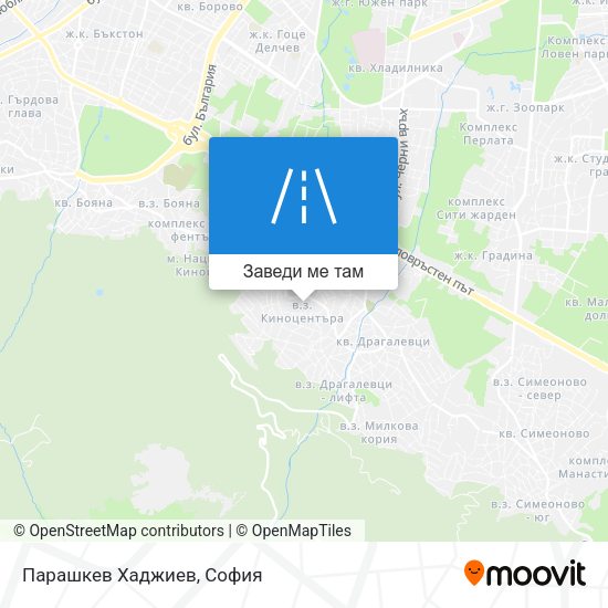 Парашкев Хаджиев карта