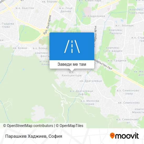 Парашкев Хаджиев карта