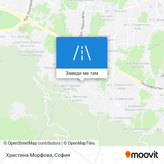 Христина Морфова карта