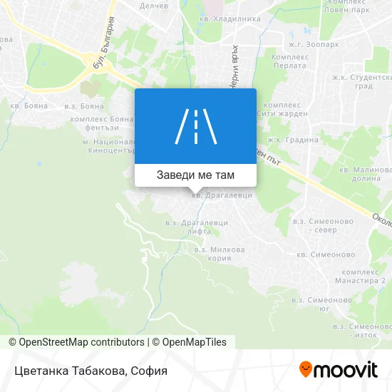 Цветанка Табакова карта