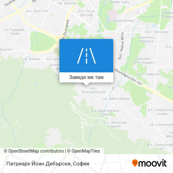 Патриарх Йоан Дебърски карта