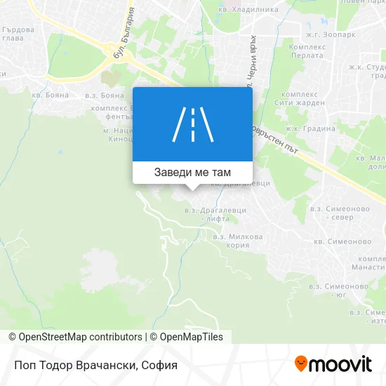 Поп Тодор Врачански карта
