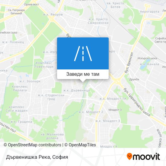 Дървенишка Река карта