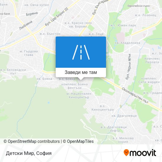 Детски Мир карта