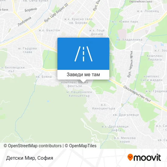 Детски Мир карта