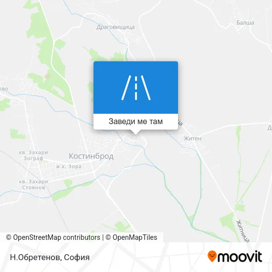 Н.Обретенов карта