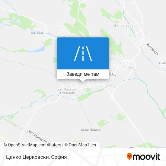 Цанко Церковски карта