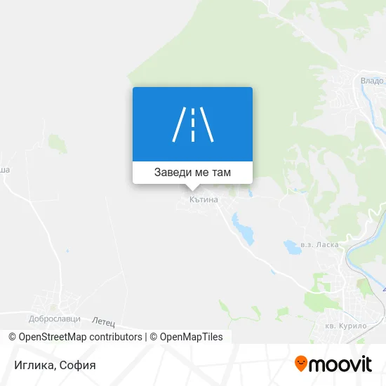 Иглика карта