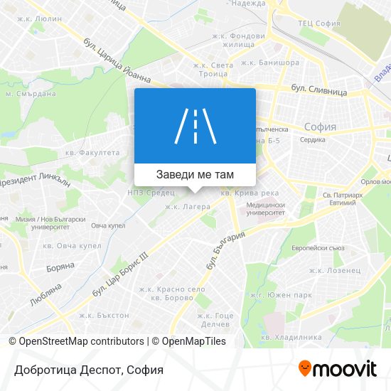 Добротица Деспот карта