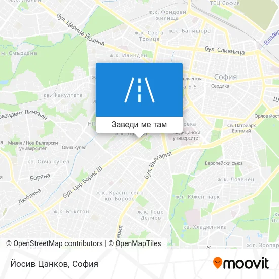 Йосив Цанков карта