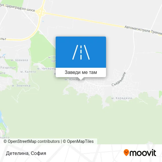 Детелина карта