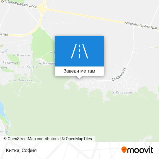 Китка карта