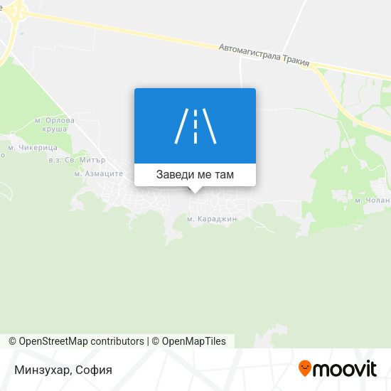 Минзухар карта