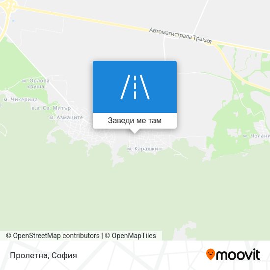 Пролетна карта