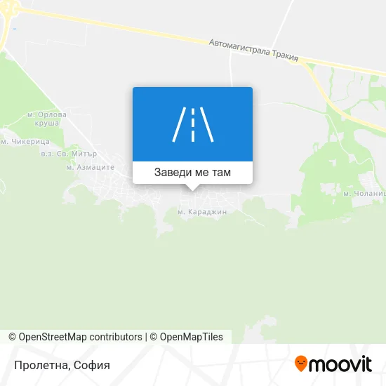 Пролетна карта