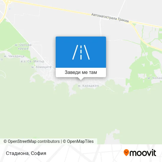 Стадиона карта