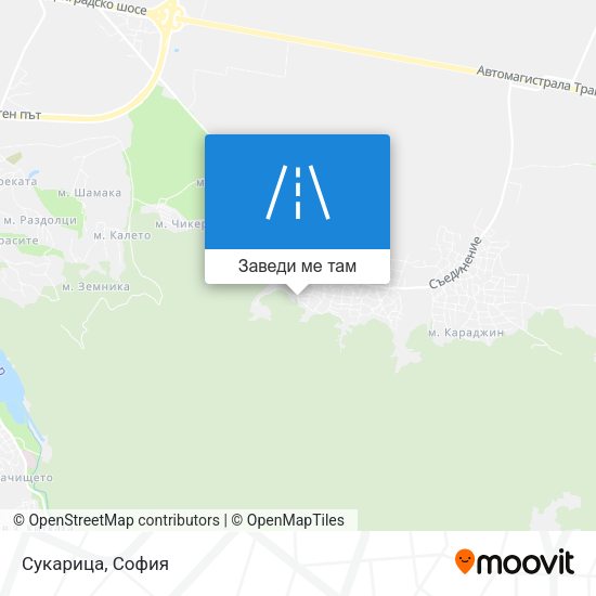 Сукарица карта