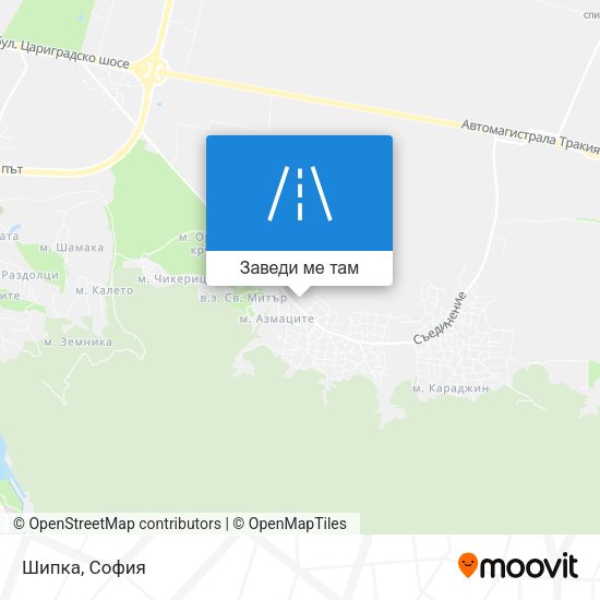 Шипка карта