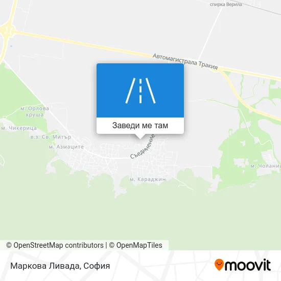 Маркова Ливада карта