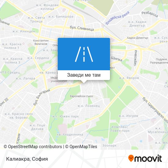 Калиакра карта