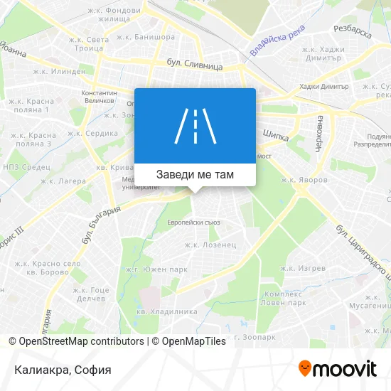 Калиакра карта